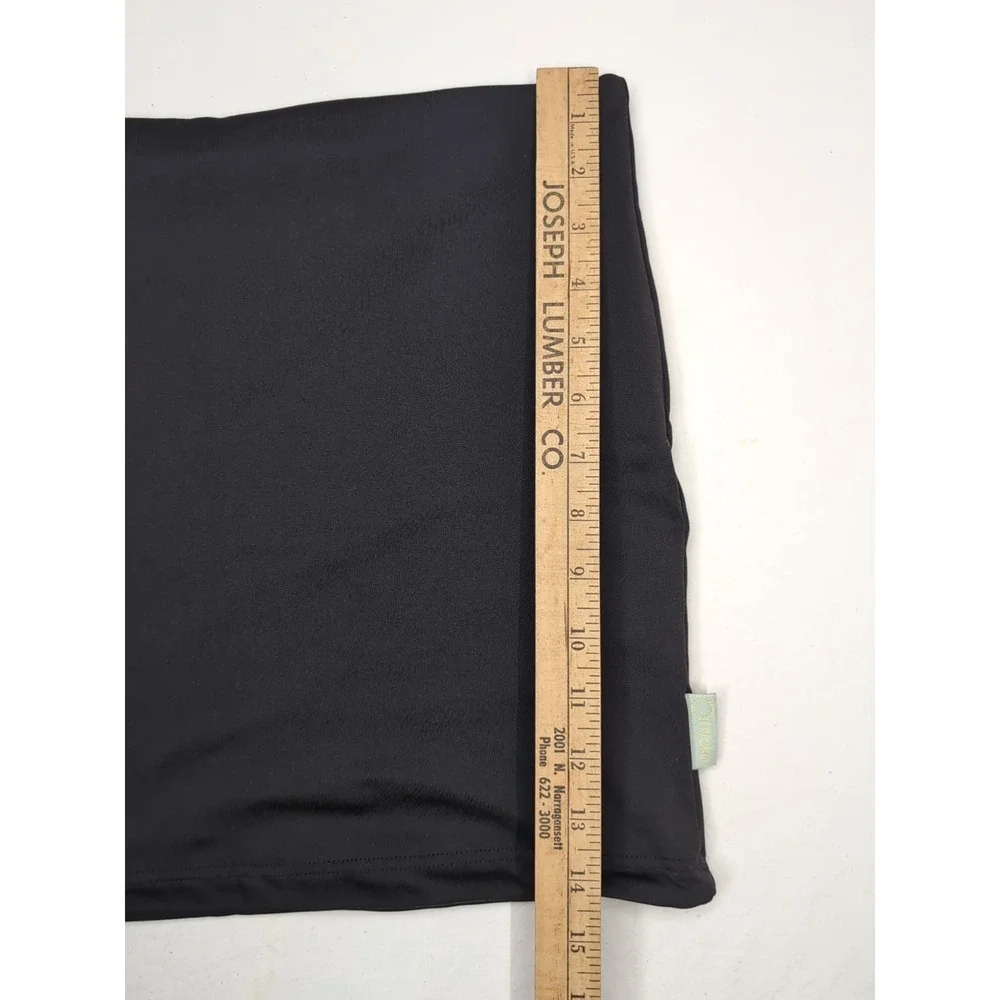 Riyoko Women's M/L Black Shirtband‎ Biking Midriff Cover Up Pregnancy